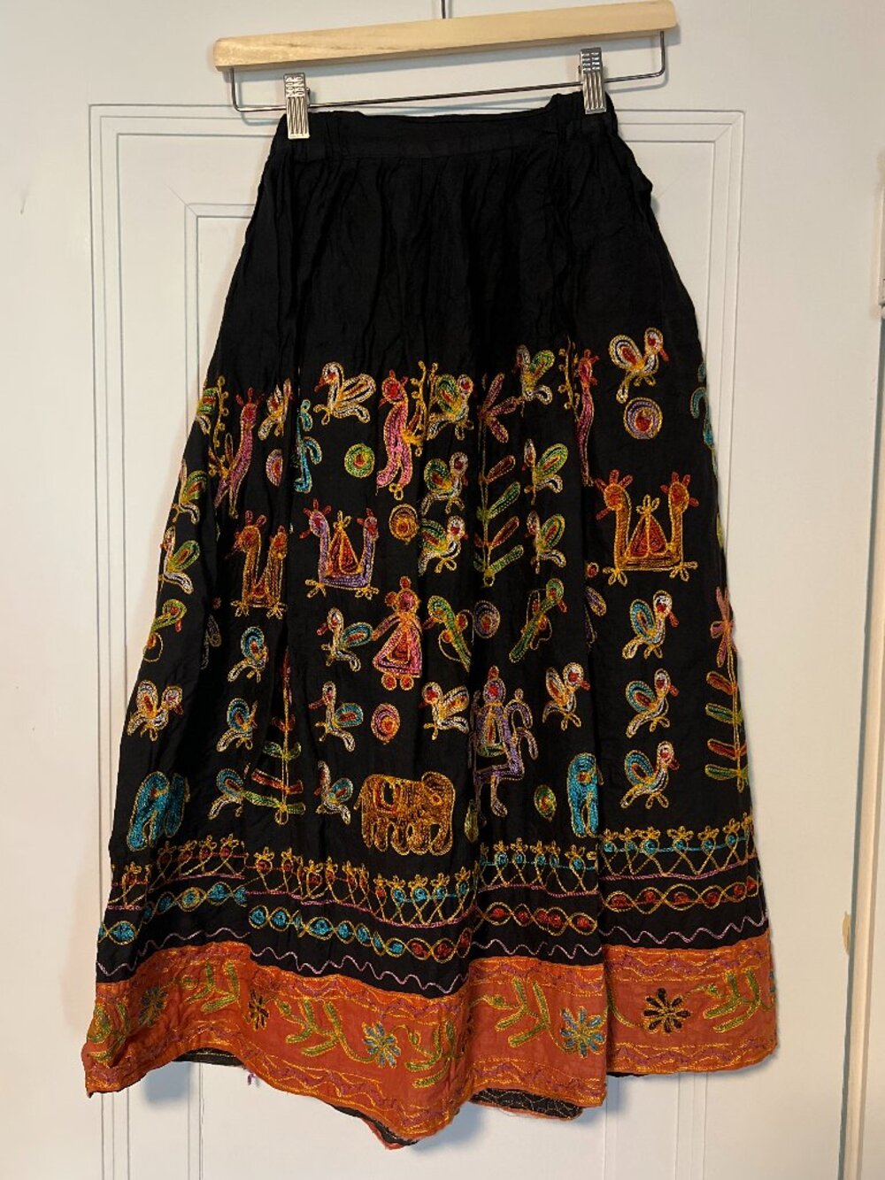 Vintage Embroidered Skirt